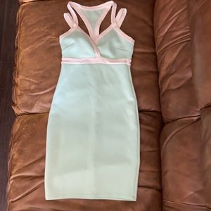 Spandex mini spring dress